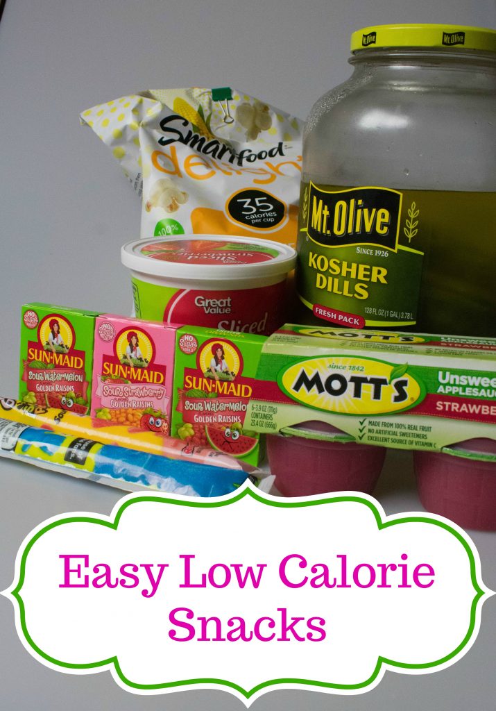 Easy low calorie snacks that are convenient