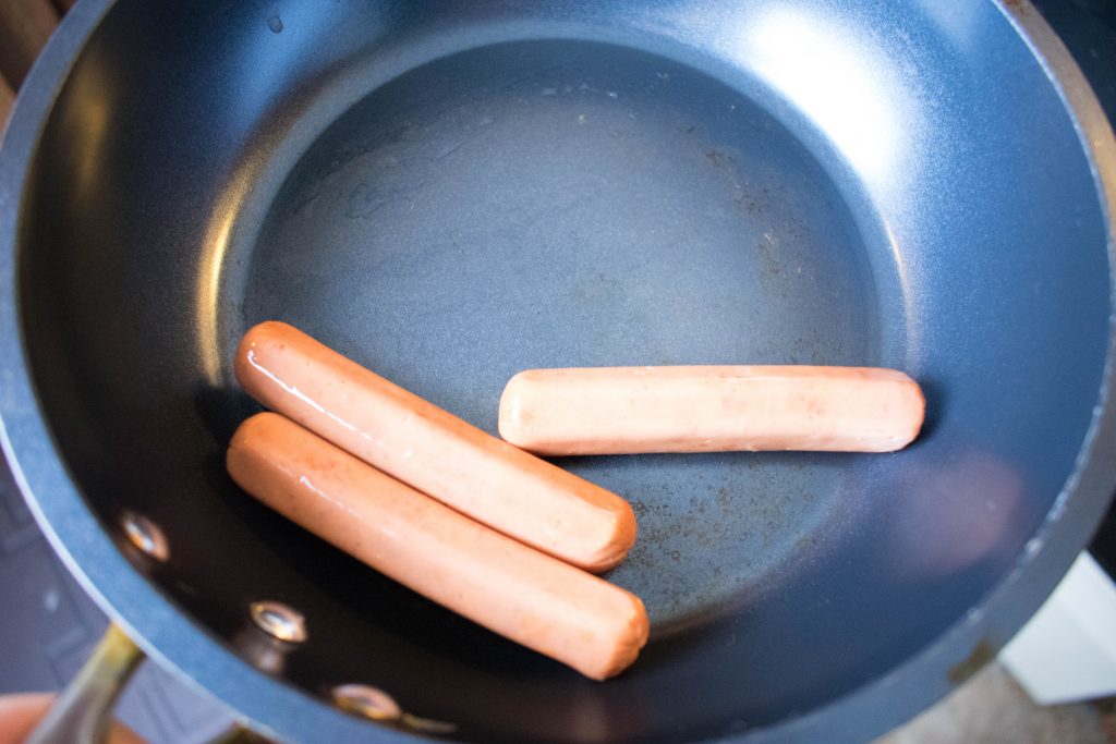 Skillet meal with turkey sausage