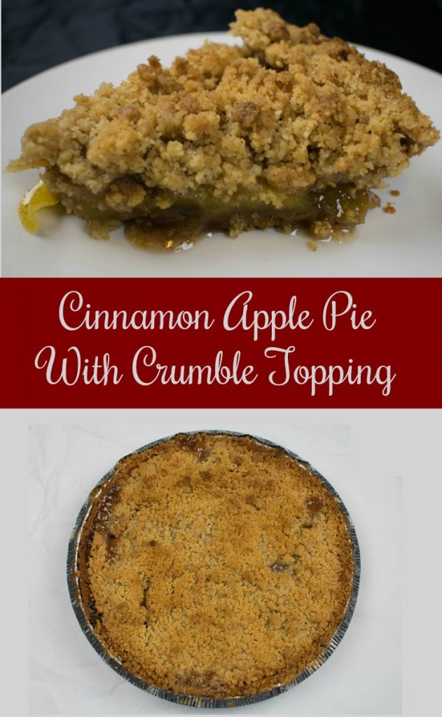 Cinnamon apple pie with crumble topping recipe