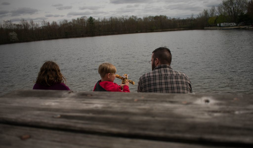 Muskegon campground lake