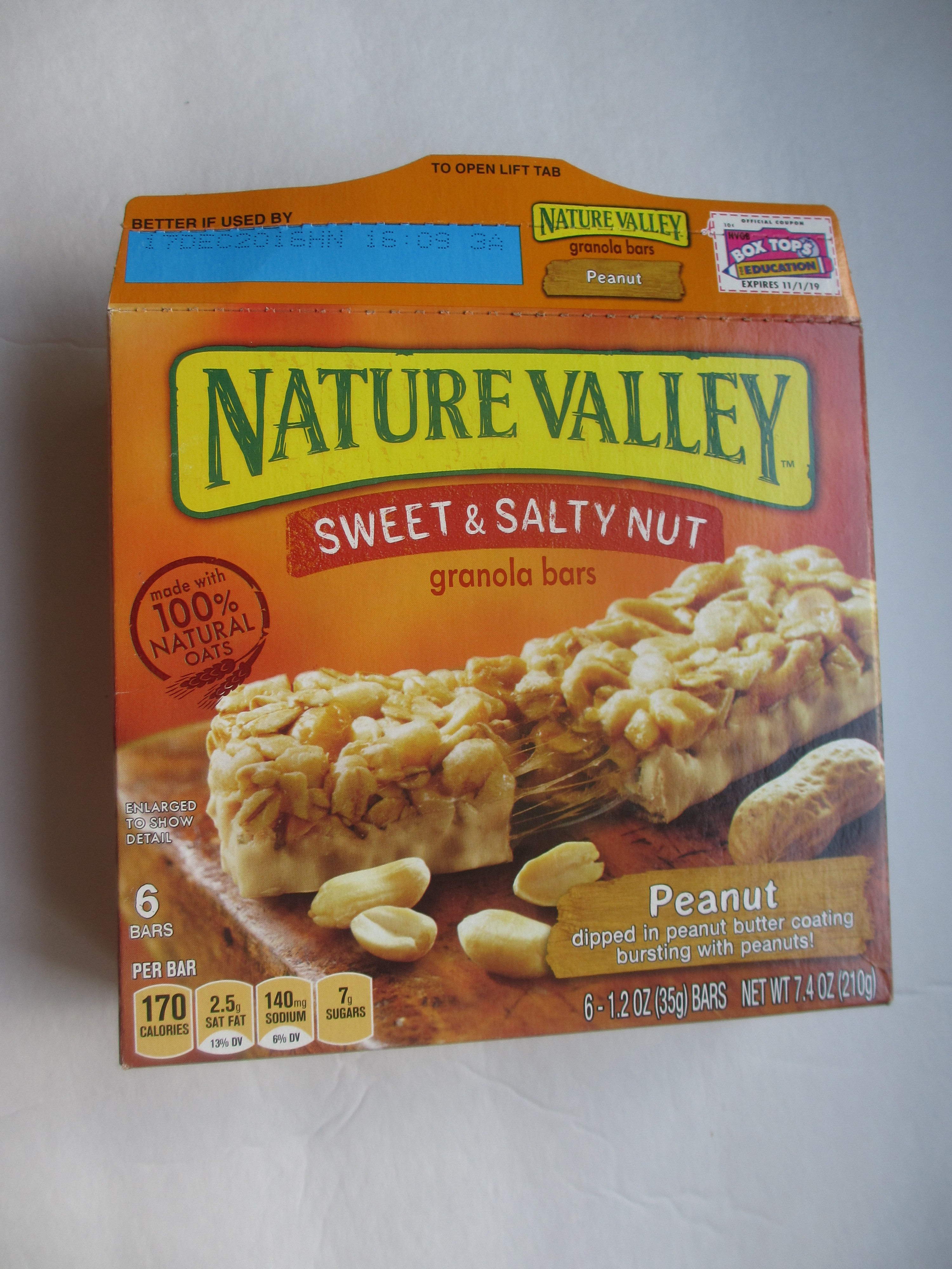 Nature valley sweet and salty peanut butter frank loves beans